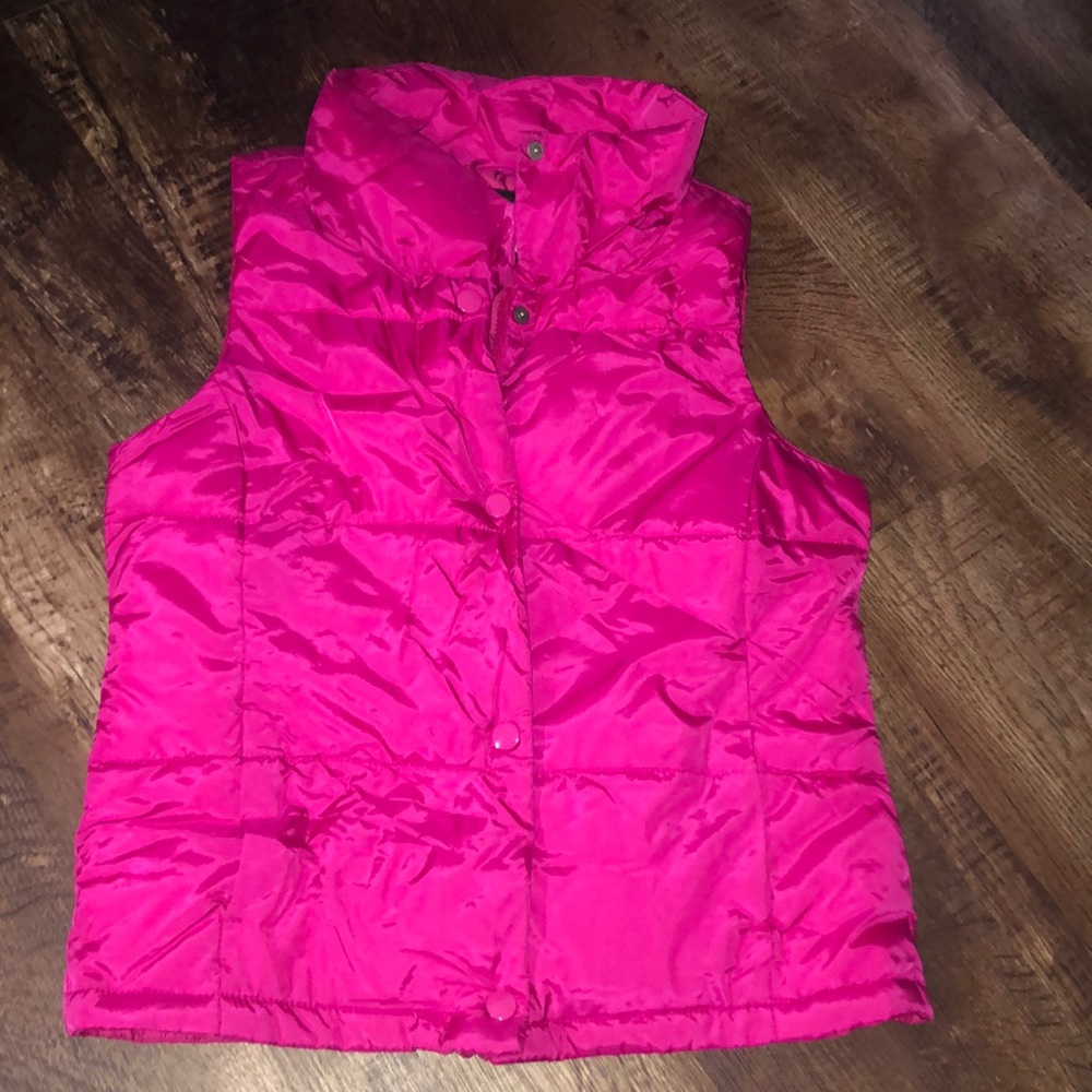pink old navy vest